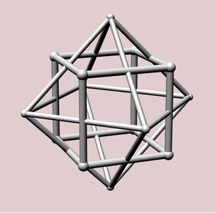 Cube with Dual Octahedron