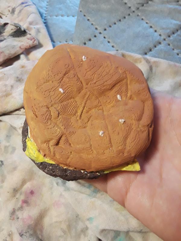 High Resolution Scan of a McDonalds Cheeseburger