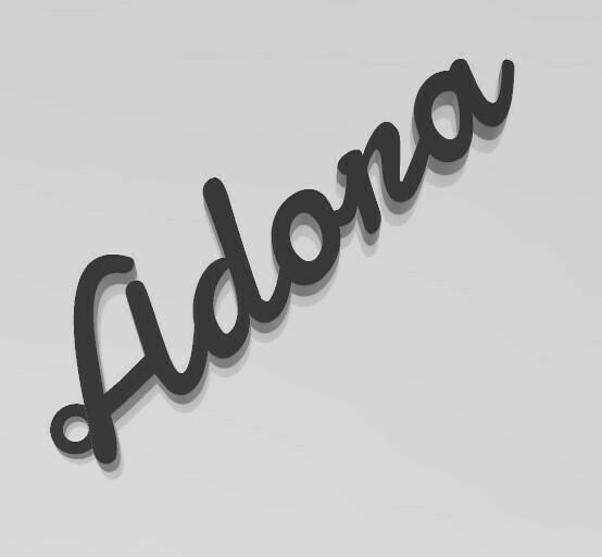 KEY HOLDER FIRST NAME FEMALE Adora