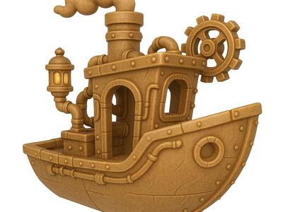 Steampunk Voyager Benchy
