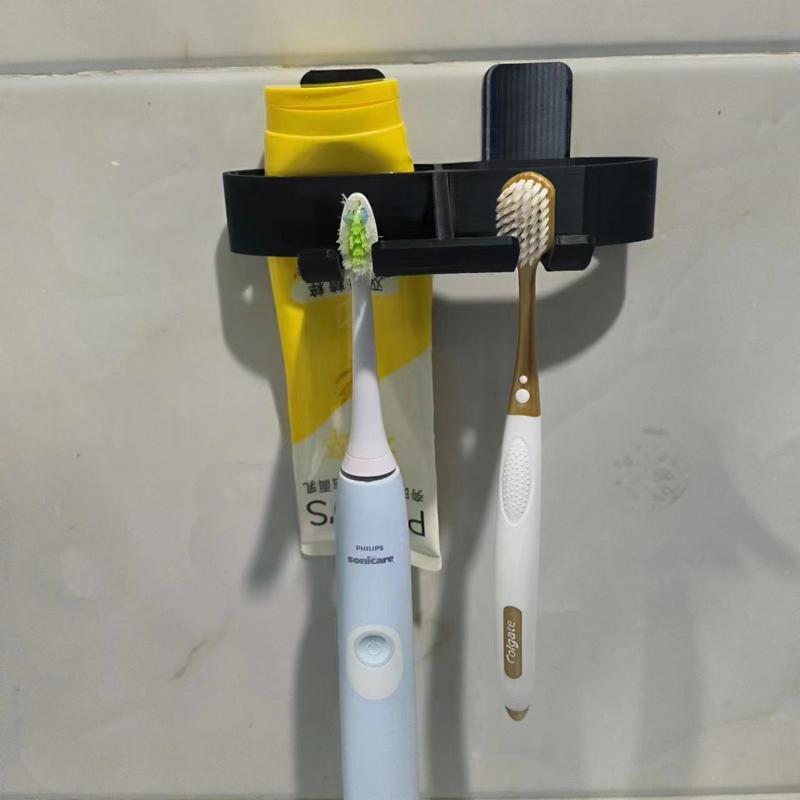 toothpaste,toothbrush,Facial cleanser shelf