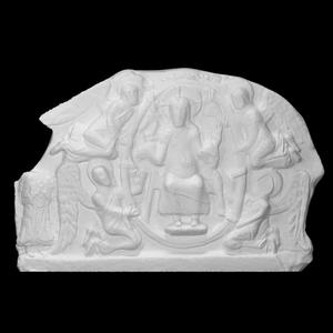 The blessing of the Redeemer with angels