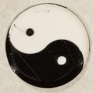 Taijitu (Yin-Yang Symbol) dual extrusion test