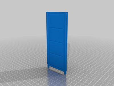 Wall Extension for 1/18 Scale Traffic Barrier