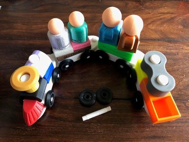 Stacking Block Toy Train V2