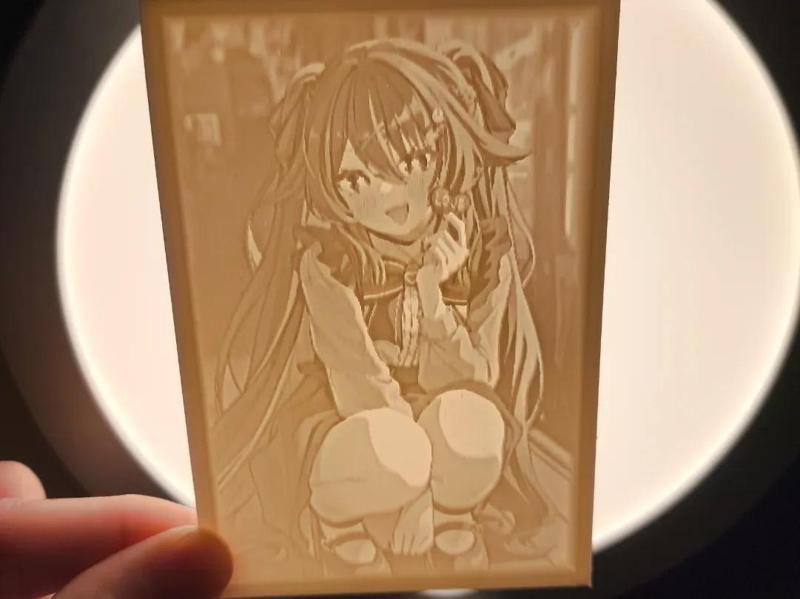 【Genshin Impact】Hu Tao Lithophane