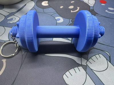 (Second Model) Dumbbell Fitness Keychain Sports Peripheral Decoration