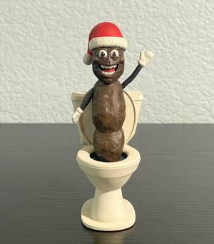 Mr. Hankey with Toilet Stand