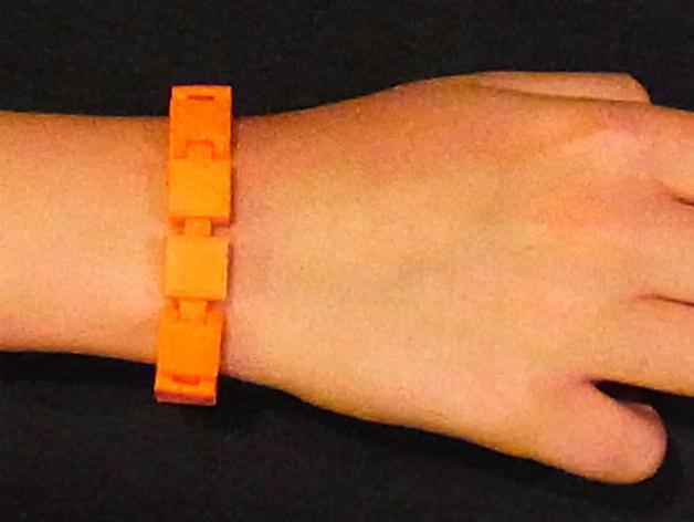 Customizable Bracelet - Choose your own colours, print then link together and wear!.