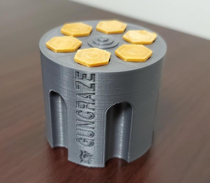 GunCraze D6 Bullet Dice and 6 Round Cylinder