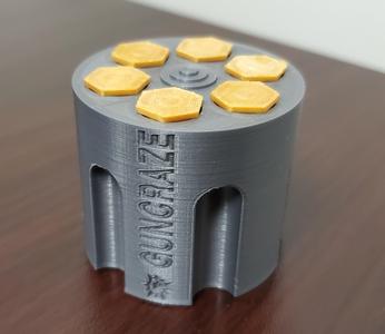 GunCraze D6 Bullet Dice and 6 Round Cylinder