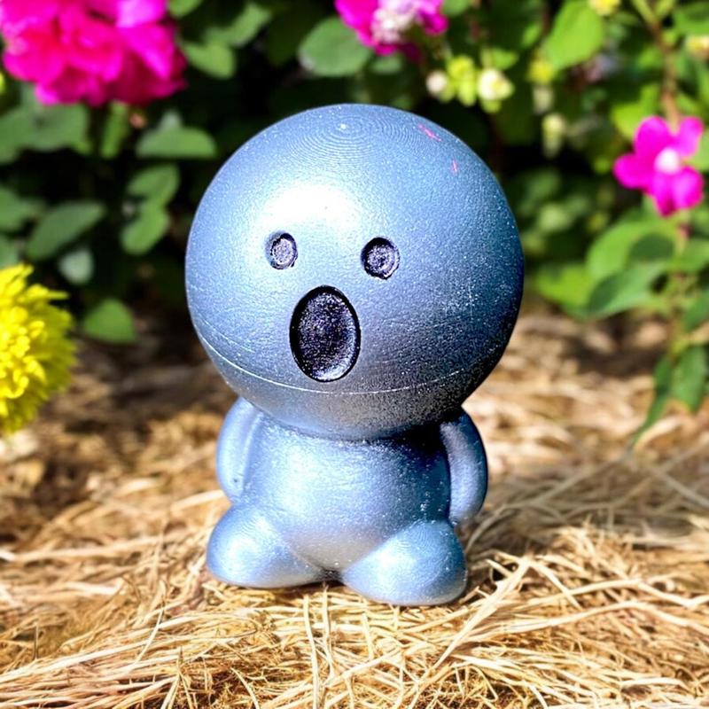 mini emoji surprised decoration