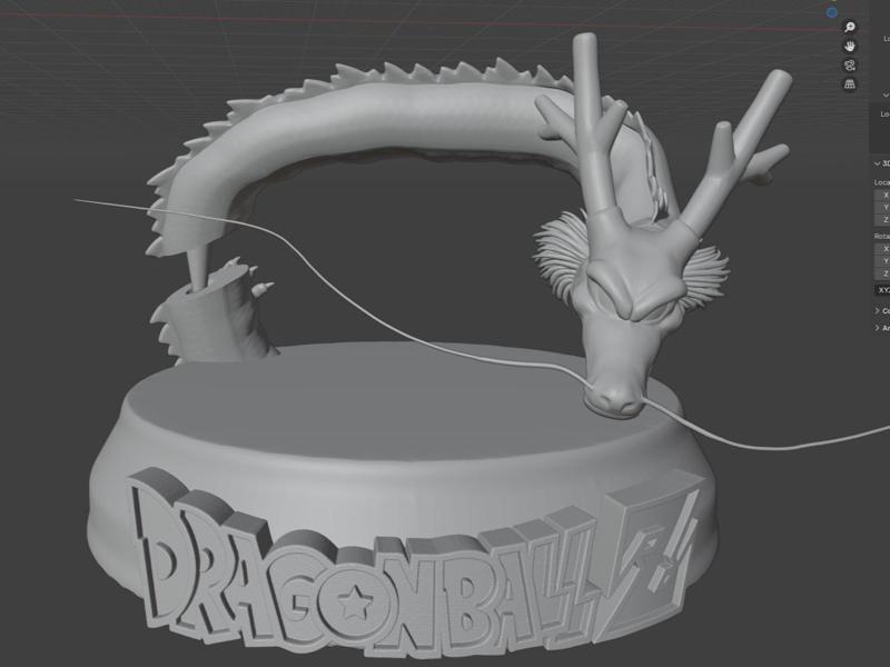 Dragon Ball Base V2 3D Model