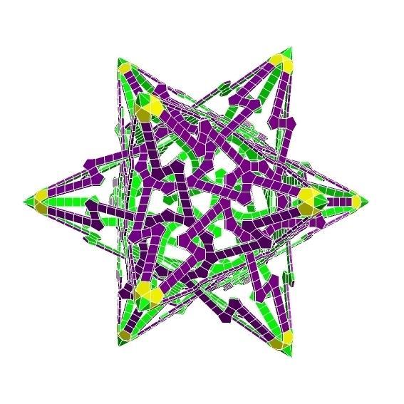 ESCHER Z STAR DODECAHEDRAL POLYKNOT 1