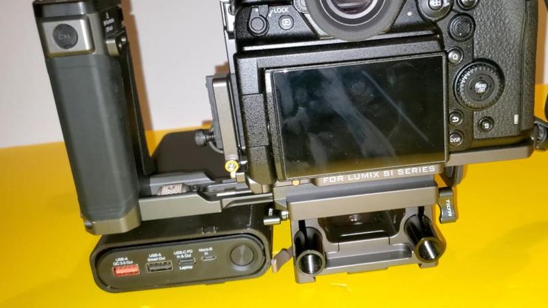 Tilta Full Cage power bank as V-Mount Enclosure