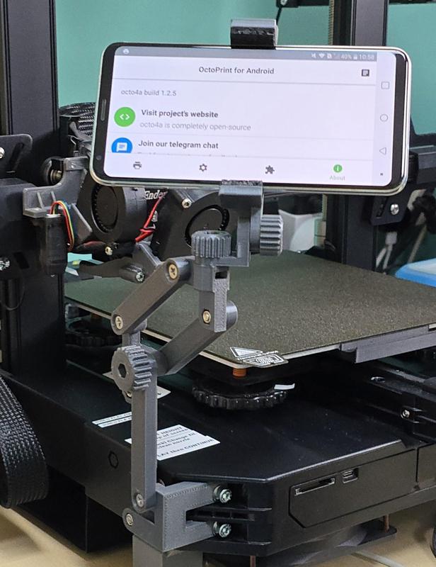 Ender 3 S1 Pro Camera Phone Mount Holder Octoprint
