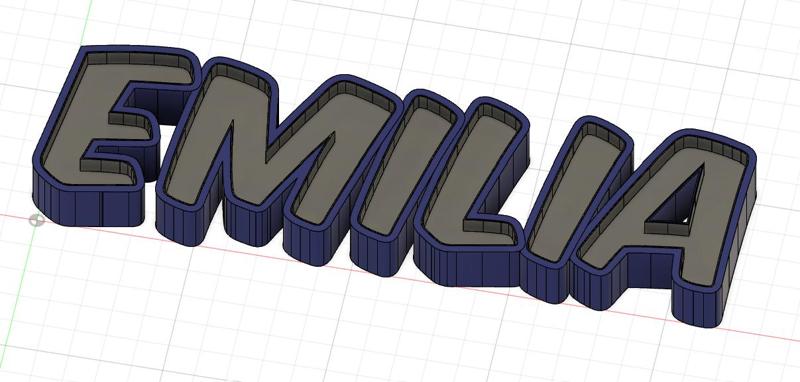 LED NAME SIGN - EMILIA (GIFT/ DECO/ DESIGN)