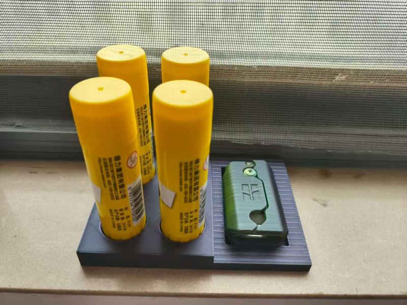 Glue stick and carrot knife