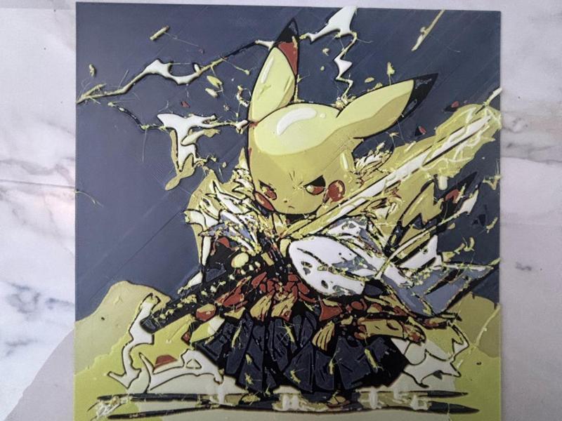 Cute Pikachu Samurai