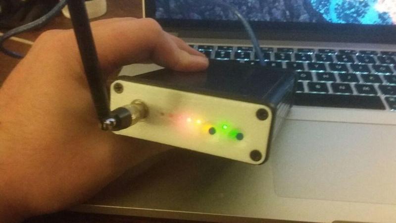 HackRF One End Caps for Hammond 1455J1201 Enclosure