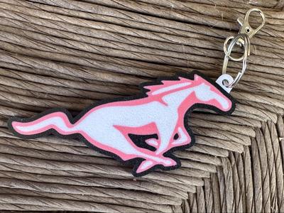 Mustang Logo Keychain