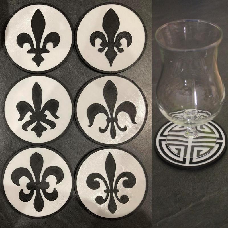 6 Coaster Lily Flower