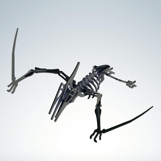3d puzzle - Ptrodactil dinosaur
