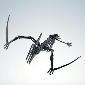 3d puzzle - Ptrodactil dinosaur