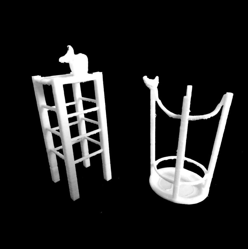 Man and woman in the night