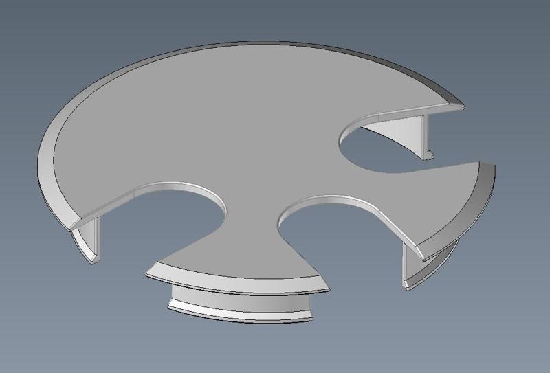 Cable Outlet Cover for IKEA MICKE