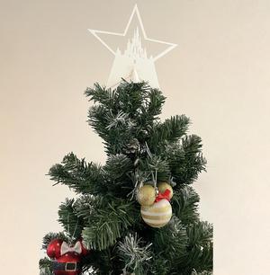 DISNEY CASTLE CHRISTMAS TREE STAR /  TOPPER