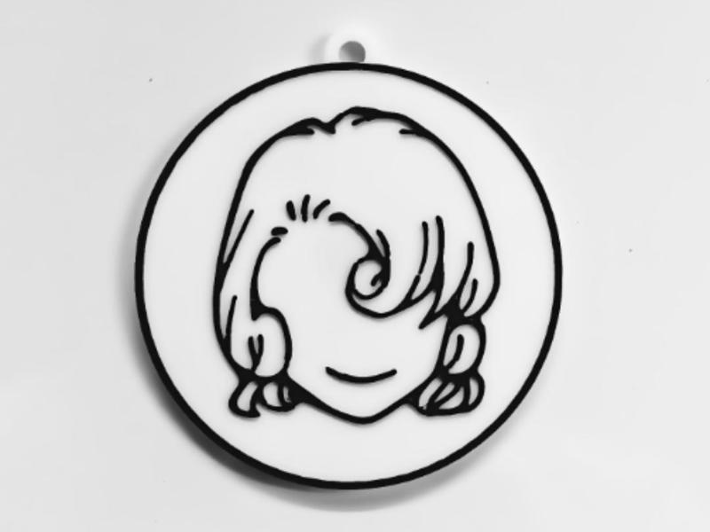 Detective Conan Keychain - Yukiko Kudo