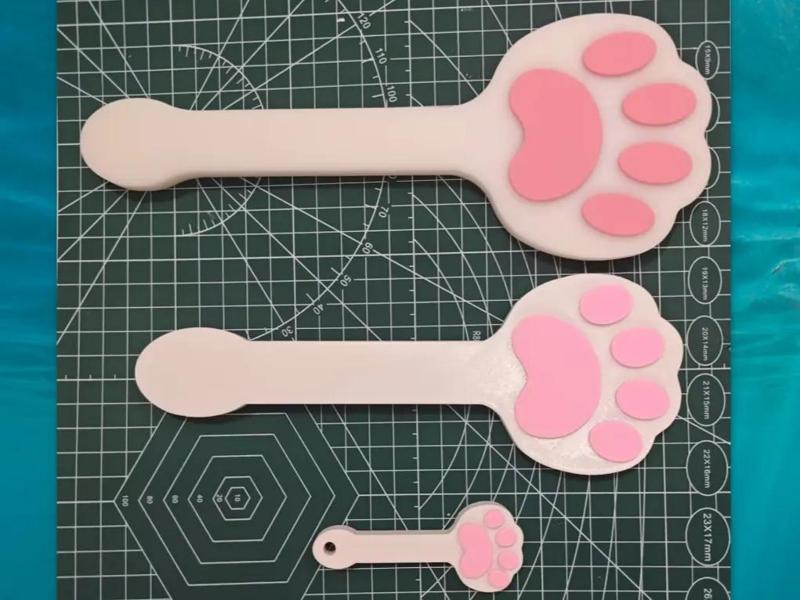 Cat Paw Spatula - A cute scraping board, massage, and educational tool for love