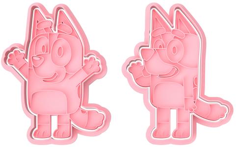 BLUEY and BINGO cookie cutters