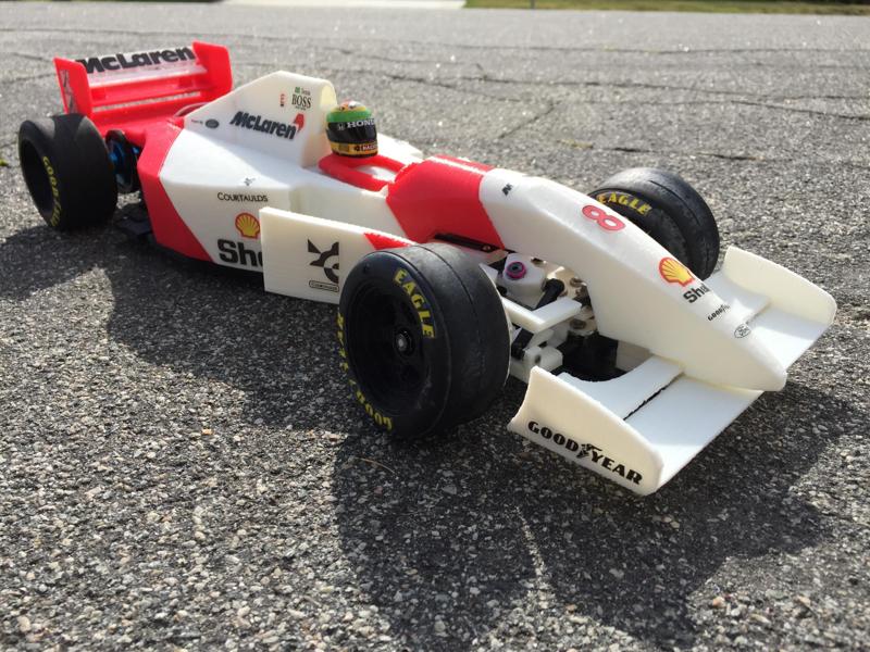 RS-01 Ayrton Senna’s 1993 McLaren MP4/8 Formula 1 RC Car