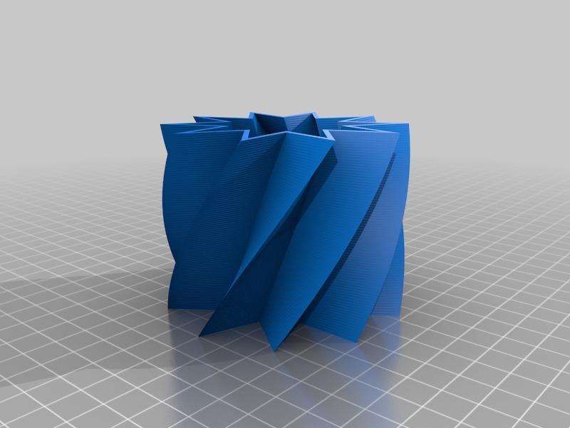 Ten points star twisted planter