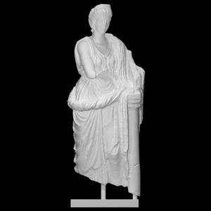 Sculpture of Woman Representing a Muse