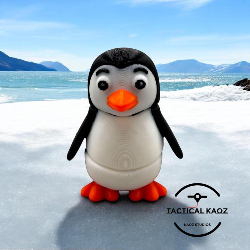 Flexy Penguin – Waddle and Wiggle Fun Print In Place