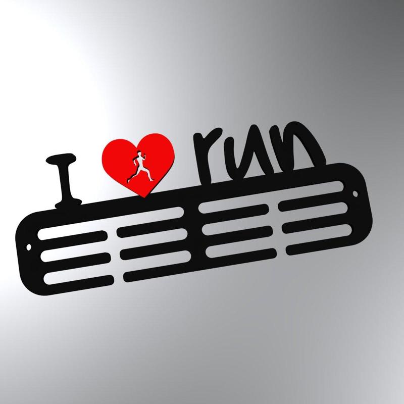 I LOVE RUN /I LOVE RUNNING MEDAL RACK