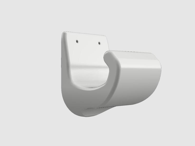 Crochet pour caisse à linge