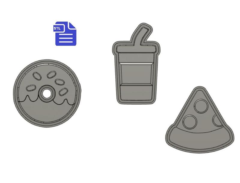 Junk Food Set with Silicone Mold Housing - 3 designs