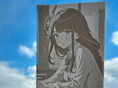 Genshin Impact Lithophane Raiden Shogun Ei