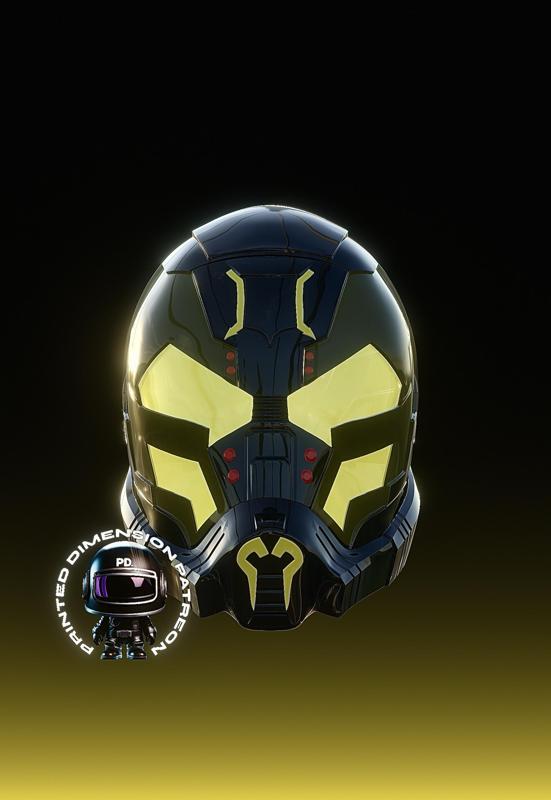 Yellow Jacket Wearable Helmet - Antman Movie