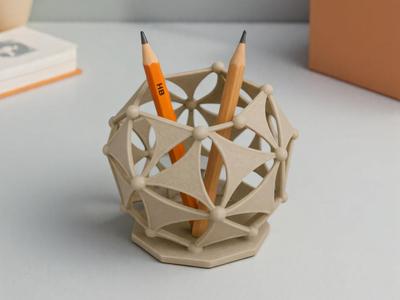 Hypocycloid Geometric Pen Holder