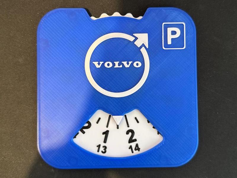 Volvo Parking disc/clock