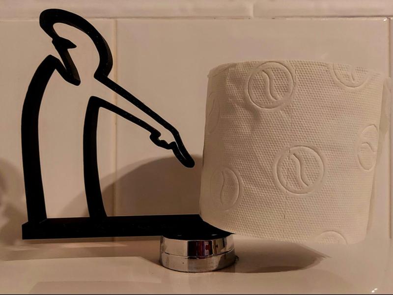 The line (La linea) toilet paper holder