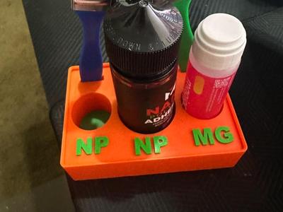 Glue and Brush Gridfinity Holder