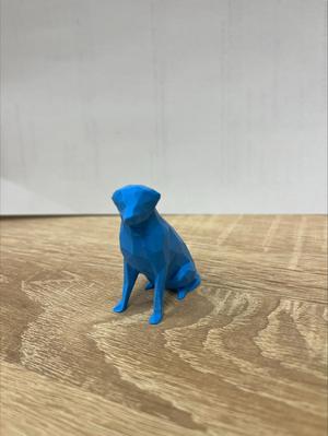 Low poly dog labrador