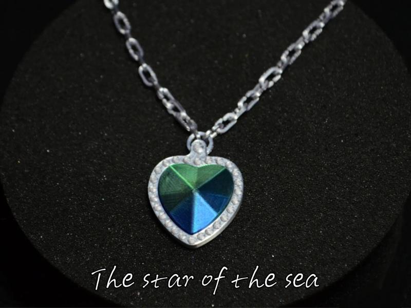 Ocean Heart Necklace