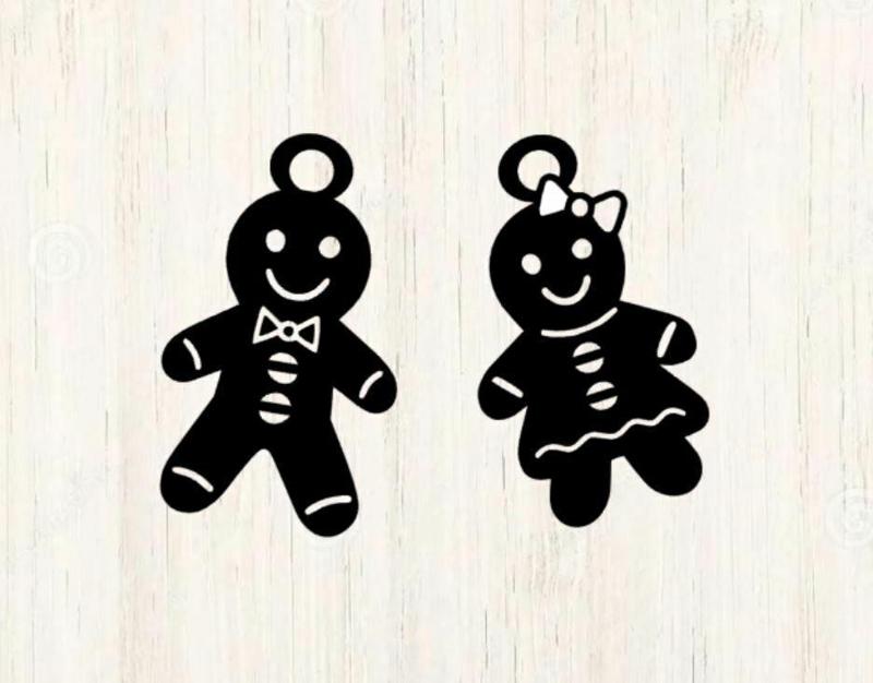 CHRISTMAS EARRINGS PAIN EPICE CHRISTMAS